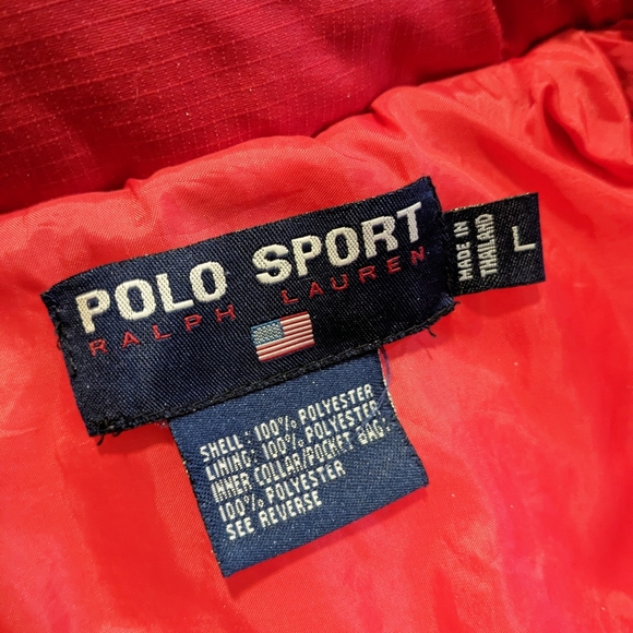 Vintage Ralph Lauren Polo Sport Puffer Jacket - Picture 9 of 10